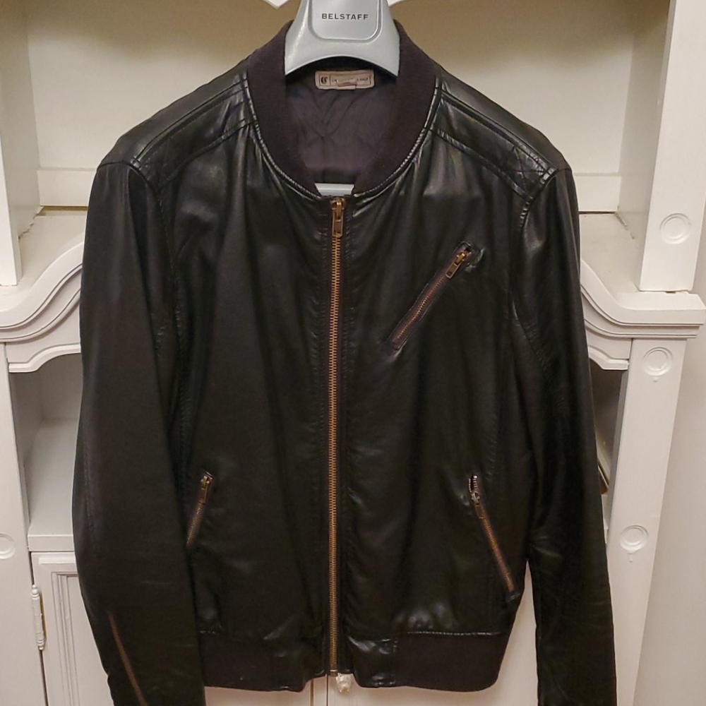 Black leather jacket from URBAN Outfitters